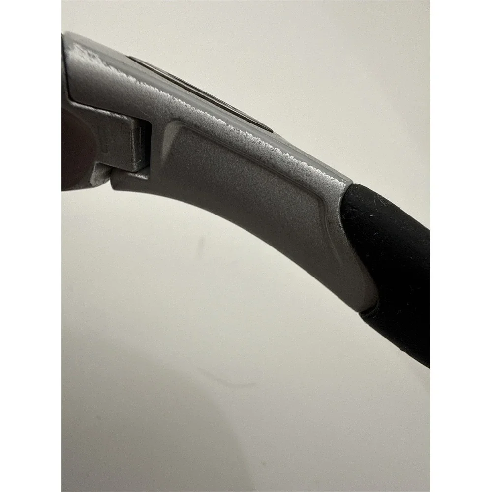 Oakley Half Jacket 2.0 Gray /Black Wrap Sunglasses Authentic Polarized Lens-HOT